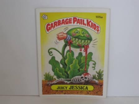 105a Juicy JESSICA 1986 Topps Garbage Pail Kids Card